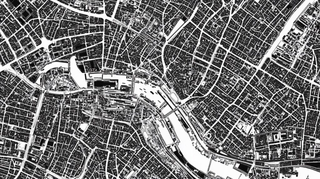 Décoration murale : pourquoi craquer pour une affiche plan de Londres (Royaume-Uni) en noir et blanc